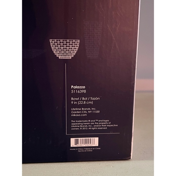 MIKASA 9” Palazzo Crystal Bowl - Picture 8 of 9